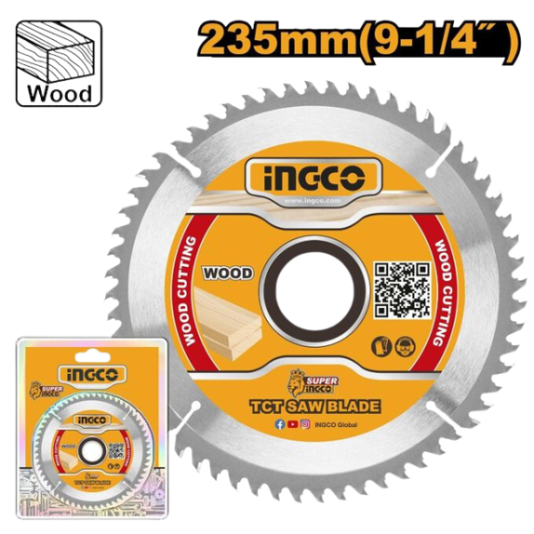 Ingco TCT saw blade 235mm(9-1/4")