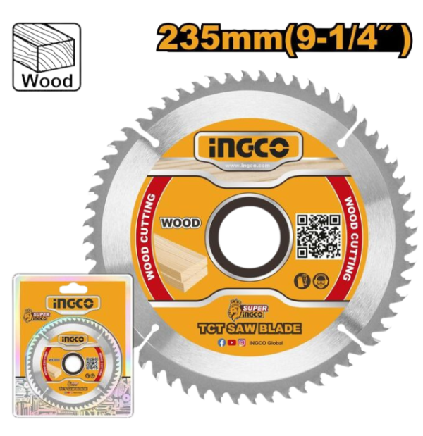 Ingco TCT saw blade 235mm(9-1/4")